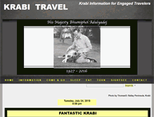 Tablet Screenshot of krabitravel.com